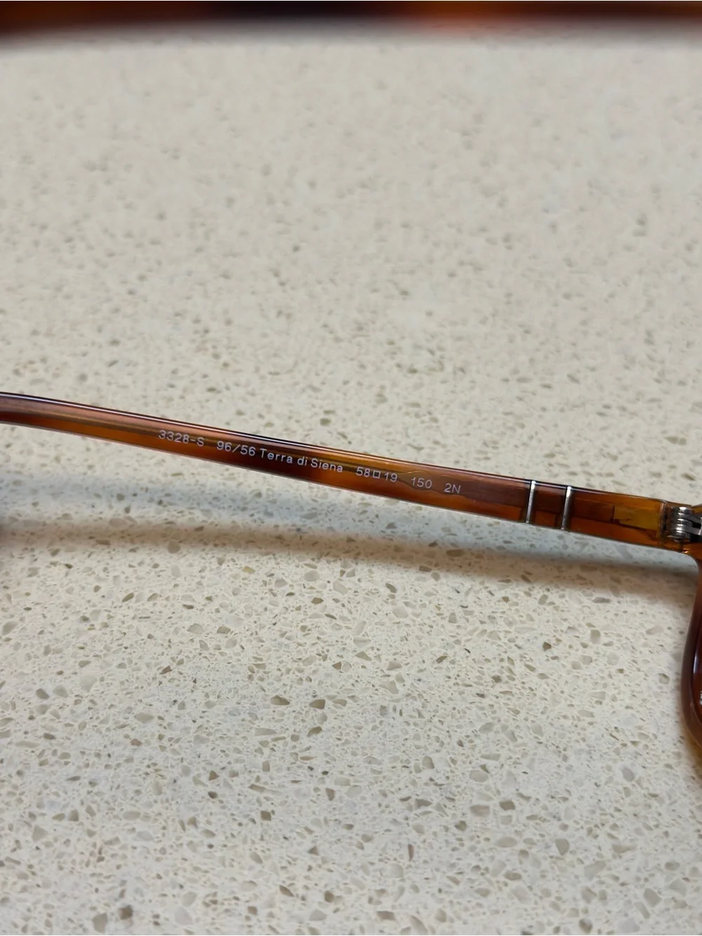 Persol Brown Tortoiseshell Frame Sunglasses with Gray Lenses